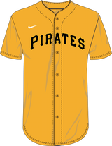 Nike Pittsburgh Pirates Youth Institutional Full Button Jersey Fan Gear MLB Pittsburgh Pirates