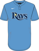 Nike Tampa Bay Rays Youth Institutional 1 Button Pullover Fan Gear MLB Tampa Bay Rays
