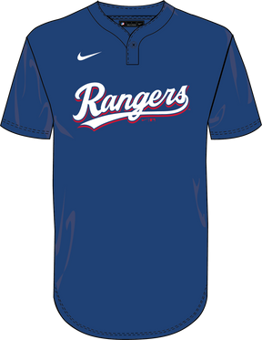 Nike Texas Rangers Youth Institutional 1 Button Pullover
