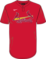 Nike St. Louis Cardinals Youth Institutional 1 Button Pullover Fan Gear MLB St. Louis Cardinals