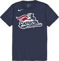 Nike Somerset Patriots Youth Crew Neck Cotton Tee Fan Gear MiLB Somerset Patriots