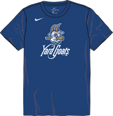 Nike Hartford Yard Goats Youth Institutional Short Sleeve Cotton Tee Fan Gear MiLB Hartford Yard Goats