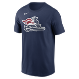 Nike Somerset Patriots Men's Crew Neck Cotton Tee Fan Gear MiLB Somerset Patriots