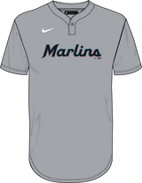Nike Miami Marlins Youth Institutional 1 Button Pullover Fan Gear MLB Miami Marlins