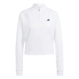 adidas Women's Train Essentials 1/4 Zip Womens Apparel Sweatshirts & Fleece