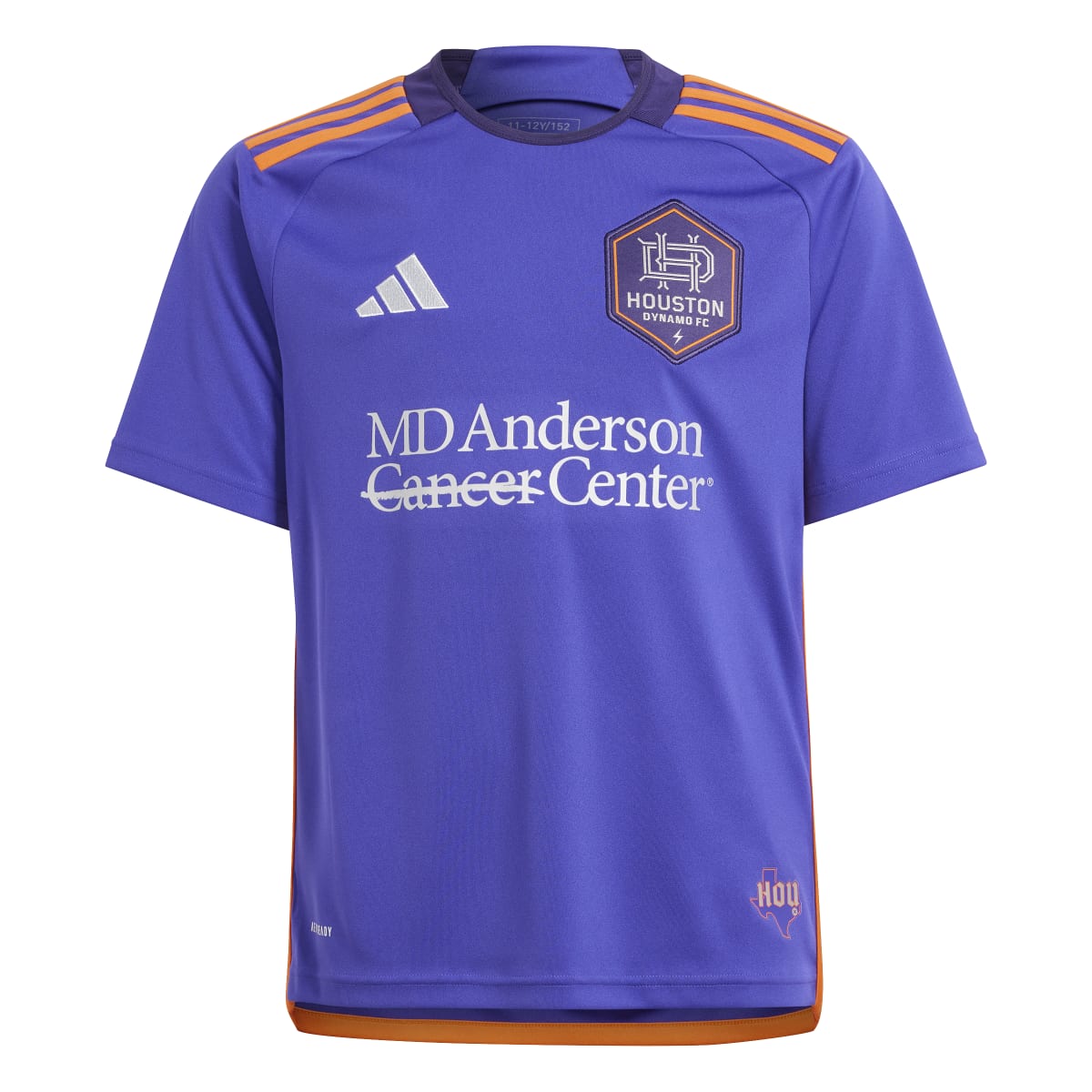 adidas Youth Boy's S24/25 Houston Dynamo FC Away Jersey Soccer Uniforms & Apparel All
