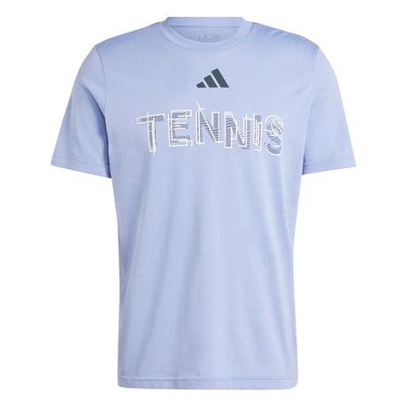 adidas Men's Tennis Hi-Visibility Interview Graphic T-Shirt Tennis & Racquet Apparel All