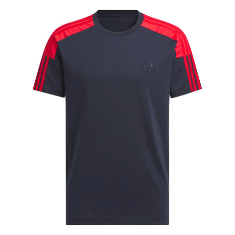 adidas Men's Essentials 3-Stripes Color Block T-Shirt Mens Apparel Shirts & Tops