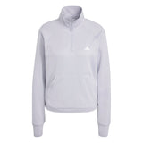 adidas Women's Game & Go 1/4 Zip Fleece Womens Apparel Sweatshirts & Fleece