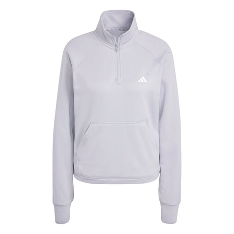 adidas Women's Game & Go 1/4 Zip Fleece Womens Apparel Sweatshirts & Fleece