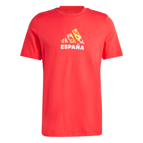 adidas Men's Spain Football Fan Graphic T-Shirt Soccer Uniforms & Apparel All