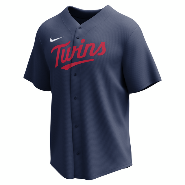 Nike Minnesota Twins Adult Full-Button Jersey-1