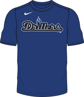 Nike Tulsa Drillers Men's Crew Neck Cotton Tee