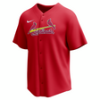 Nike St. Louis Cardinals Adult Institutional Full Button Jersey Fan Gear MLB St. Louis Cardinals