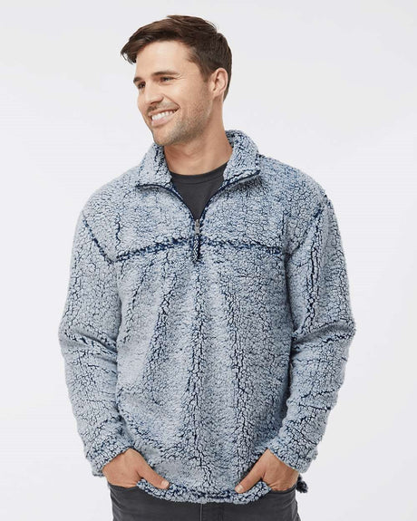 Boxercraft Men's Sherpa Fleece Quarter-Zip Pullover Mens Apparel Sweatshirts & Fleece