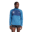 New Balance Men's United Airlines Half Heat Grid 1/2 Zip Mens Apparel Sweatshirts & Fleece