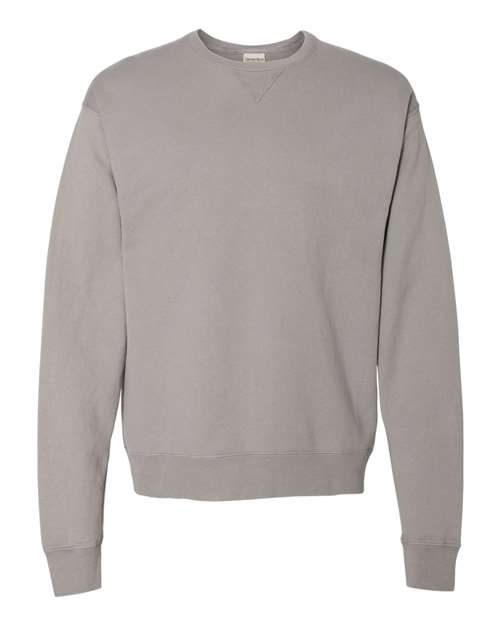 ComfortWash by Hanes Garment-Dyed Crewneck Sweatshirt Womens Apparel Sweatshirts & Fleece
