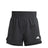 adidas Women's Pacer Training 3-Stripes High-Rise Shorts Womens Apparel Shorts