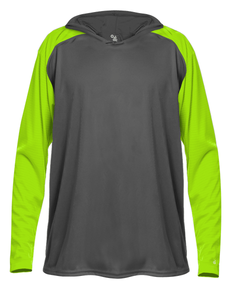 Badger Breakout Youth Hood Tee Youth Apparel Sweatshirts & Fleece