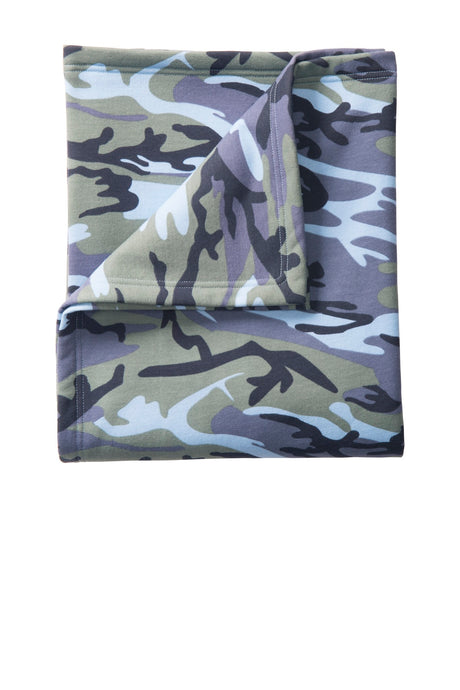 Port & Company Core Fleece Camo Sweatshirt Blanket. BP78C Port & Company