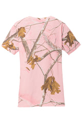 Russell Outdoors Realtree Ladies 100% Cotton V-Neck T-Shirt. LRO54V Russell Outdoors