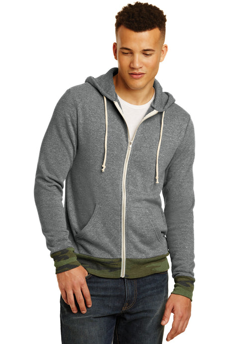 Alternative Men's Rocky Eco-Fleece Zip Hoodie Alternative Apparel