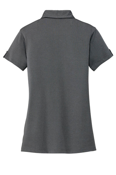District Made Women's Double Pocket Polo. DM433