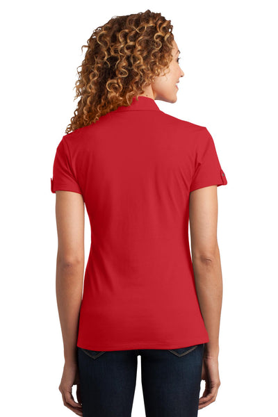 District Made Women's Double Pocket Polo. DM433