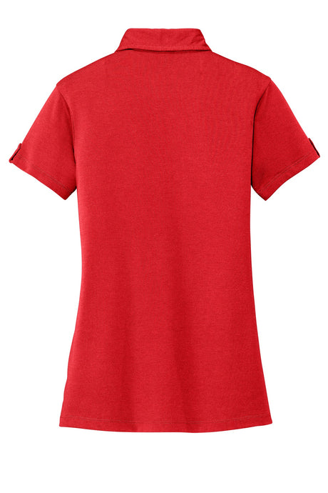 District Made Women's Double Pocket Polo. DM433 District