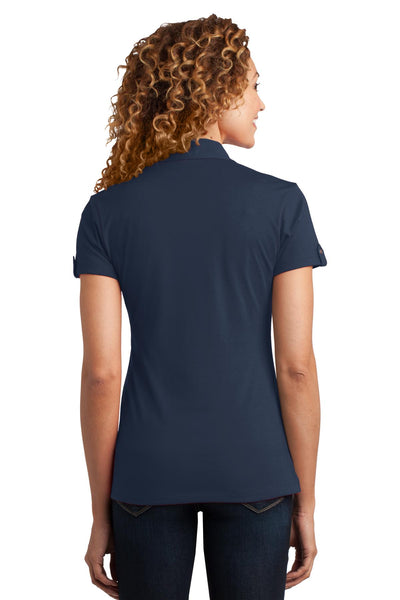 District Made Women's Double Pocket Polo. DM433