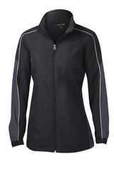Sport-Tek Women's Piped Colorblock Wind Jacket. LST61