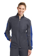 Sport-Tek Women's Piped Colorblock Wind Jacket. LST61