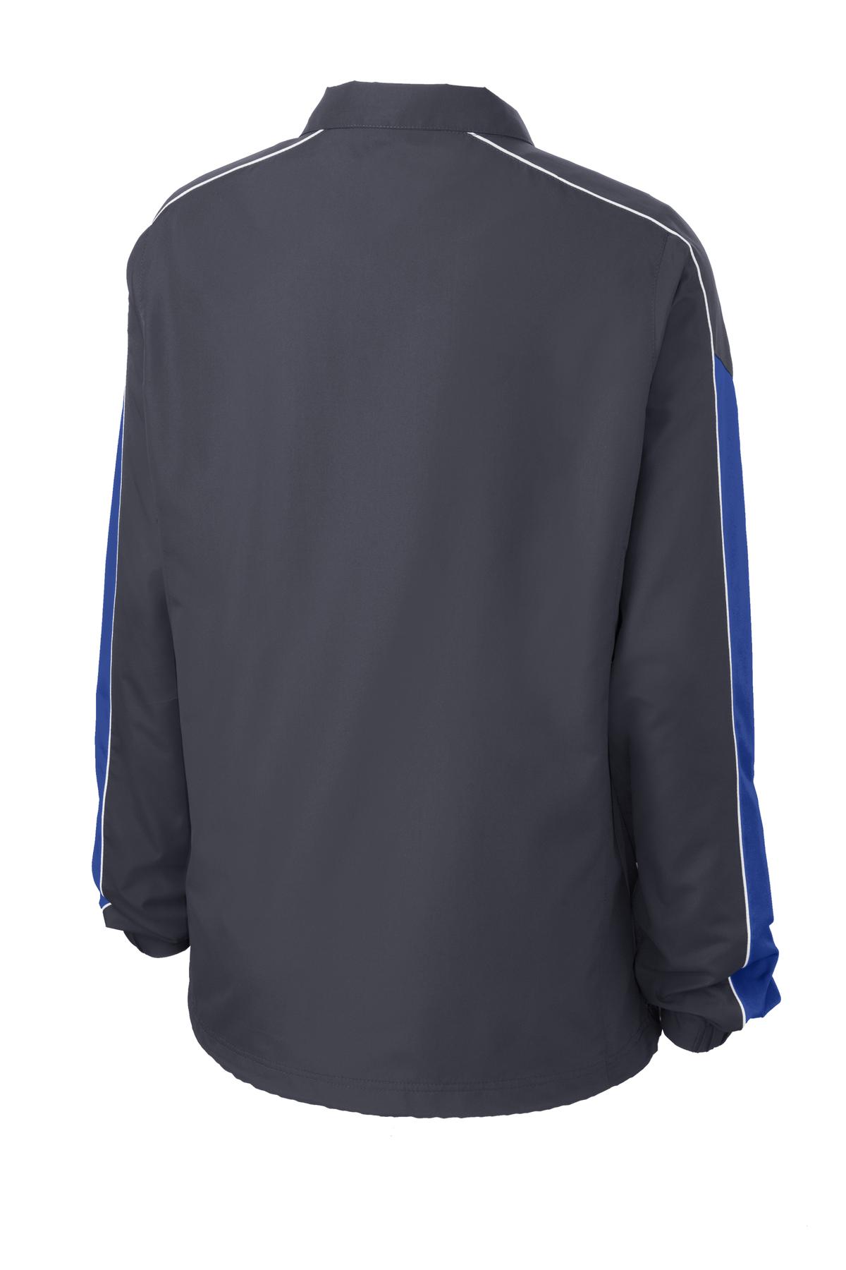 Sport-Tek Women's Piped Colorblock Wind Jacket. LST61
