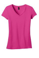 District Juniors Soft Wash V-Neck Tee. DT4501 District