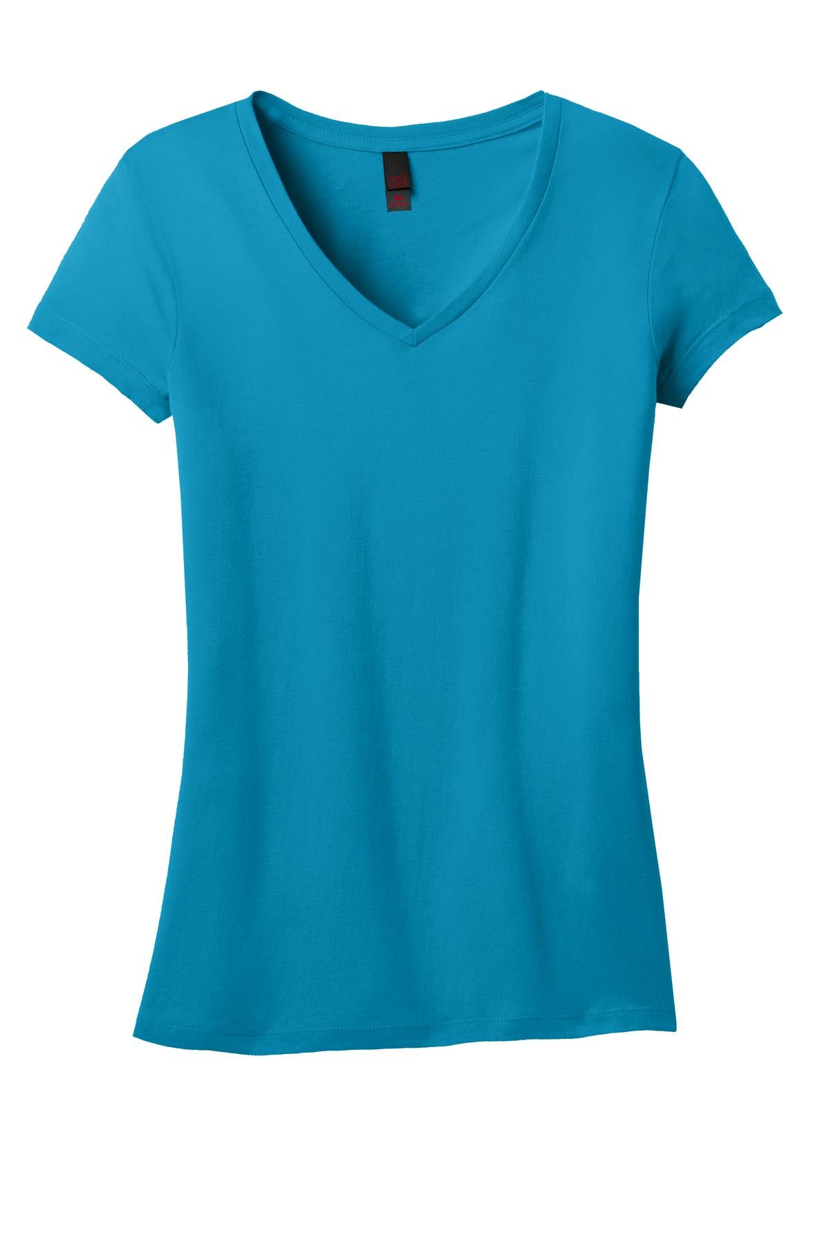 District Juniors Soft Wash V-Neck Tee. DT4501 District
