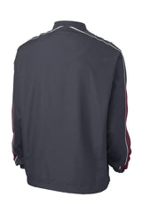 Sport-Tek Men's Piped Colorblock 1/4-Zip Wind Shirt. JST64
