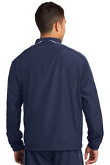 Sport-Tek Men's Piped Colorblock 1/4-Zip Wind Shirt. JST64