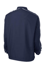 Sport-Tek Men's Piped Colorblock 1/4-Zip Wind Shirt. JST64
