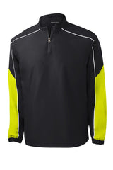 Sport-Tek Men's Piped Colorblock 1/4-Zip Wind Shirt. JST64