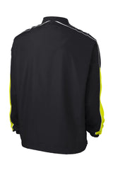 Sport-Tek Men's Piped Colorblock 1/4-Zip Wind Shirt. JST64