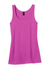 District Made Ladies Mini Rib Racerback Tank. DM403 District