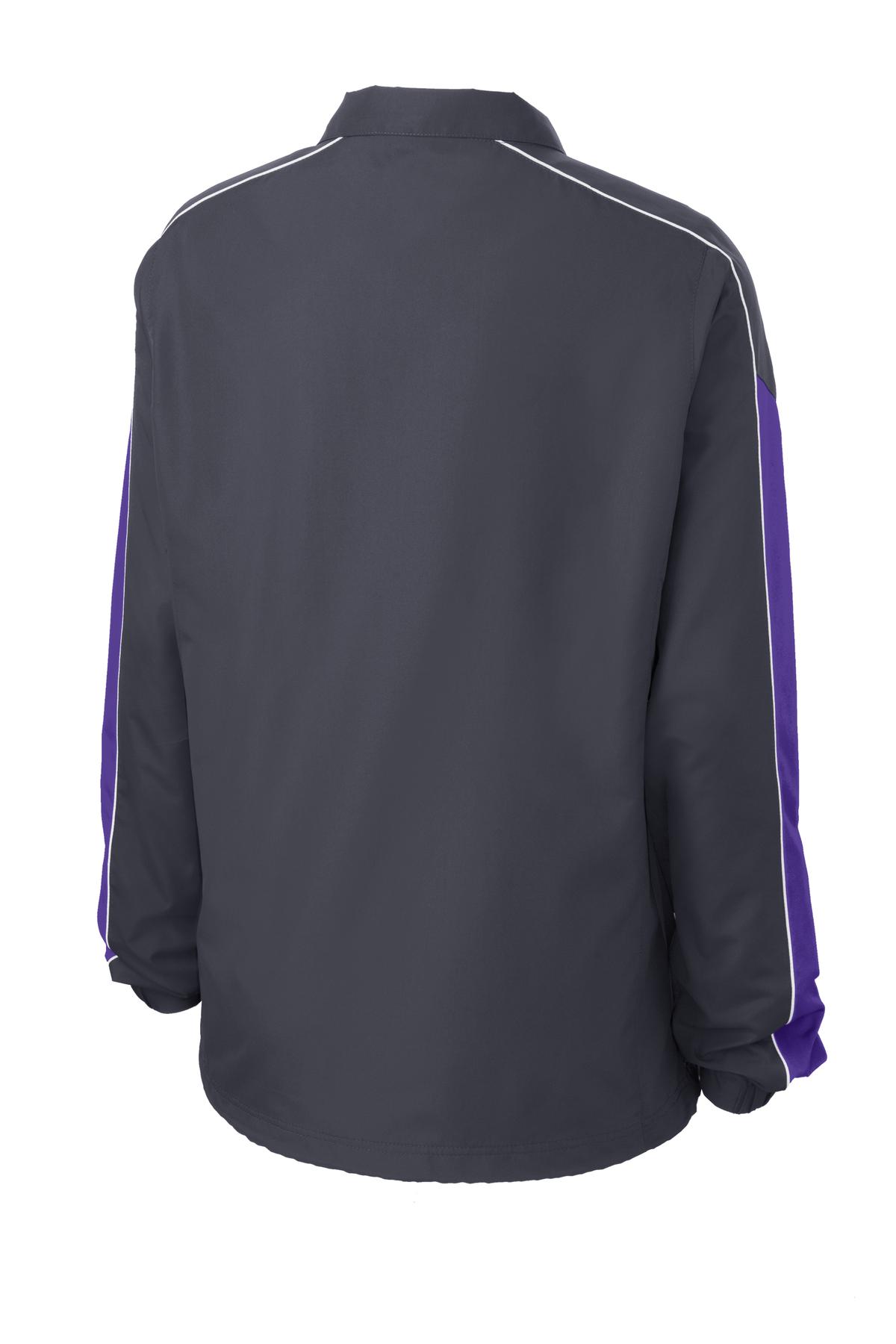 Sport-Tek Women's Piped Colorblock Wind Jacket. LST61