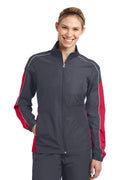 Sport-Tek Women's Piped Colorblock Wind Jacket. LST61