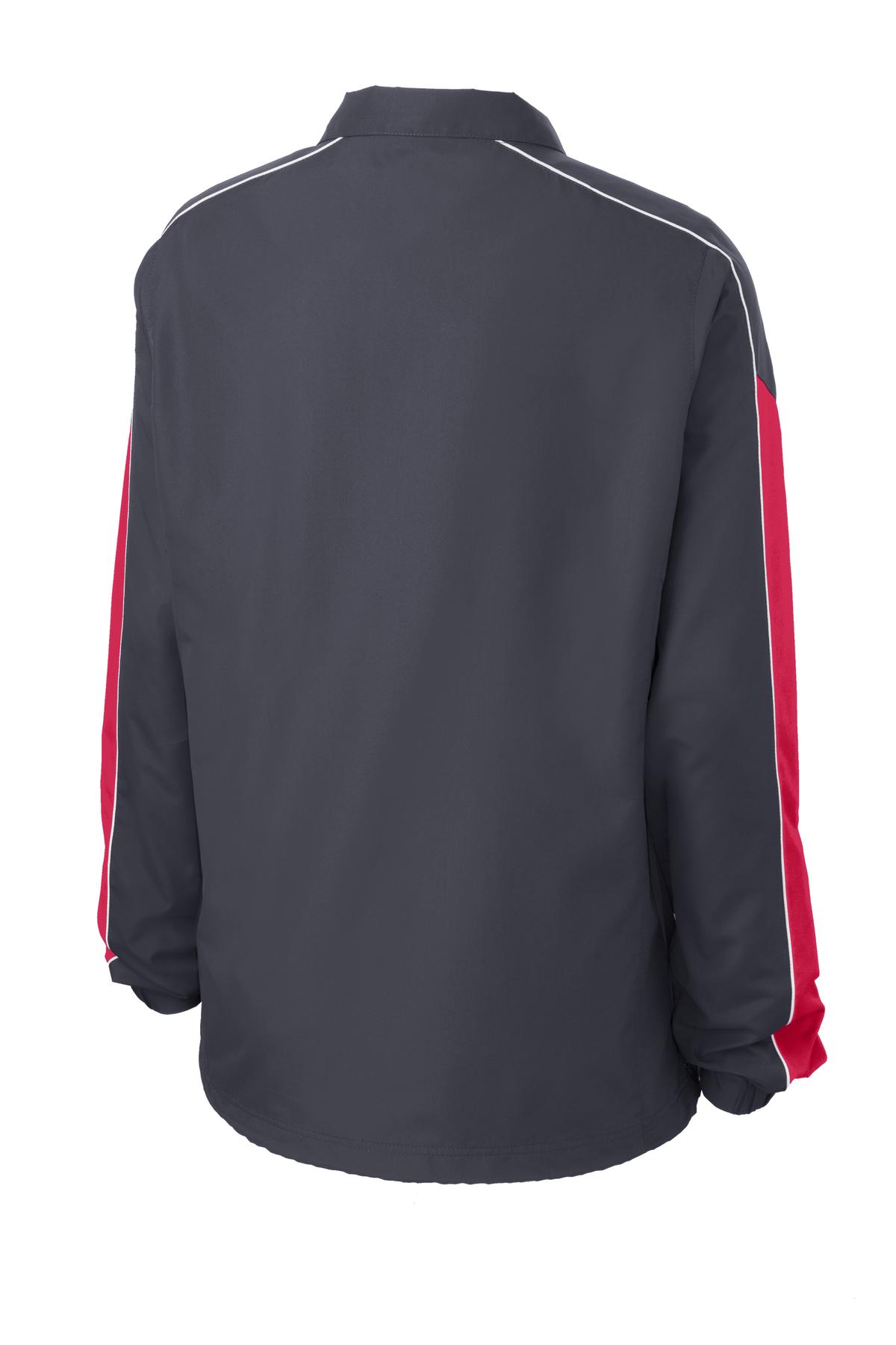 Sport-Tek Women's Piped Colorblock Wind Jacket. LST61