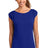 District Made Ladies Modal Blend Gathered Shoulder Tee. DM483 District