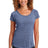 District Made Ladies Tri-Blend Scoop Tee. DM443 District