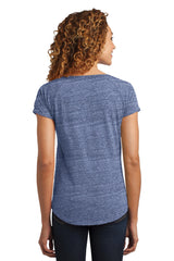 District Made Ladies Tri-Blend Scoop Tee. DM443 District