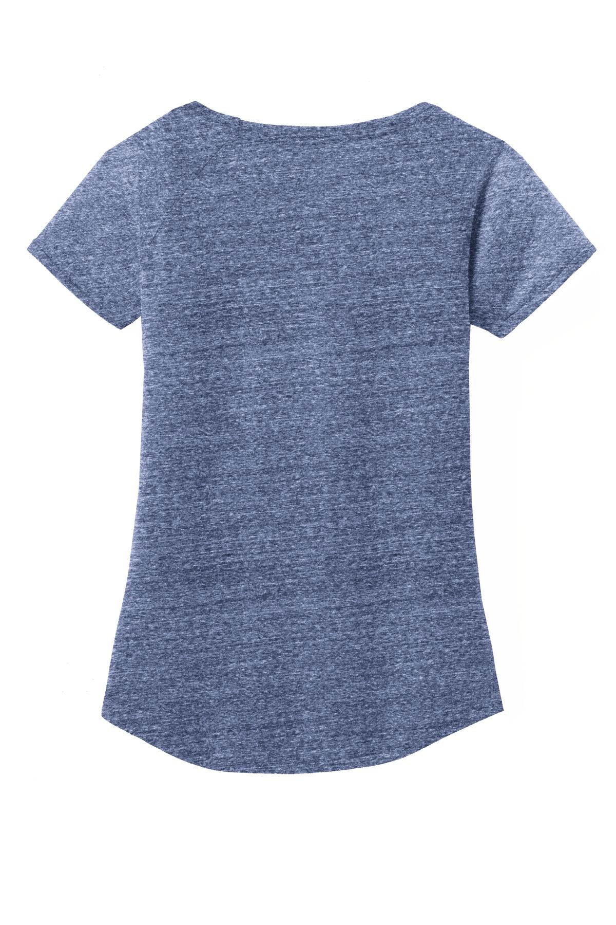District Made Ladies Tri-Blend Scoop Tee. DM443 District