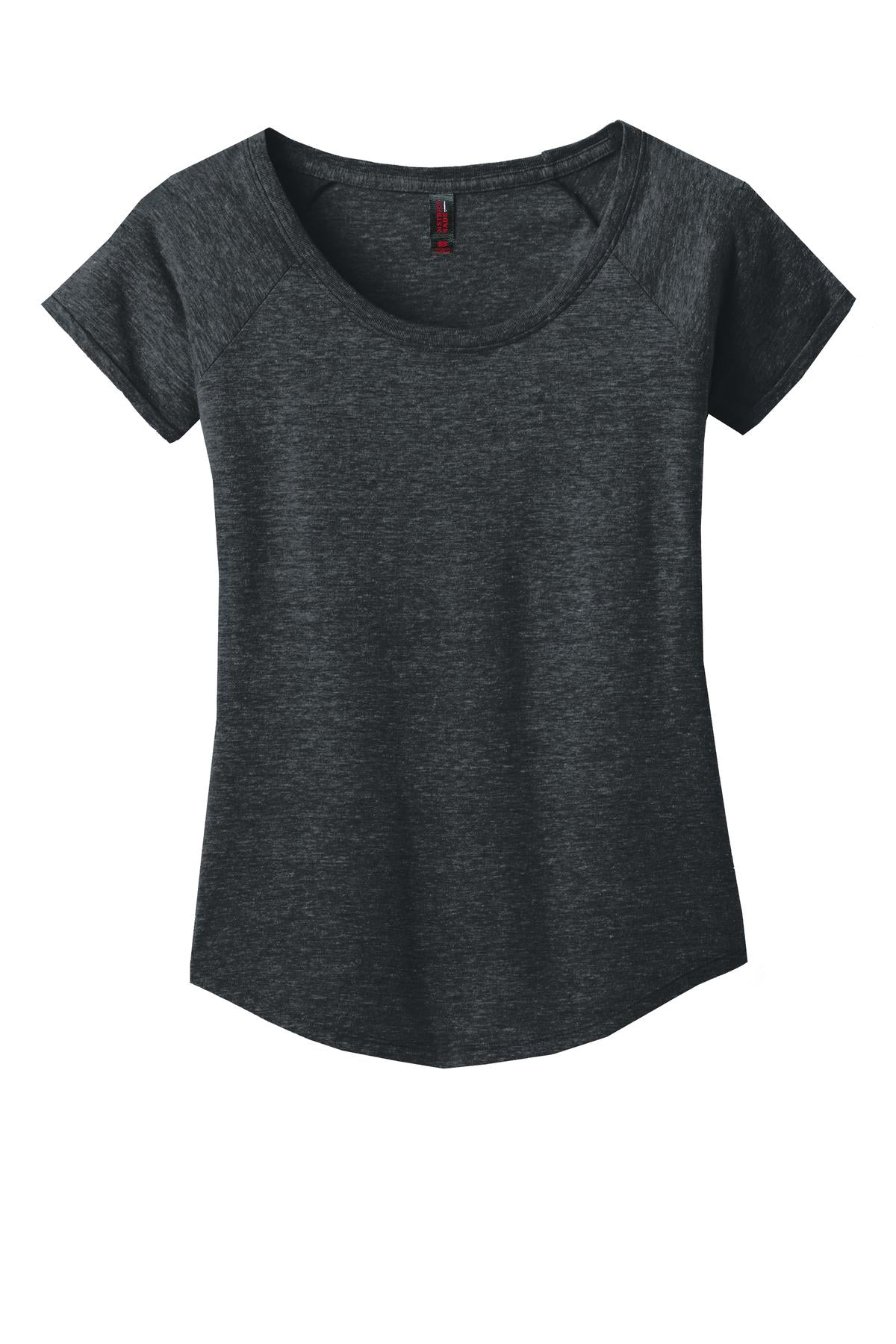 District Made Ladies Tri-Blend Scoop Tee. DM443 District