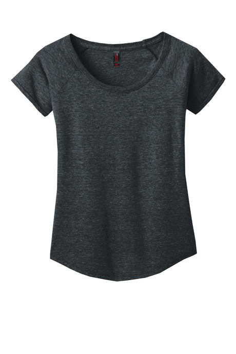 District Made Ladies Tri-Blend Scoop Tee. DM443 District